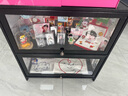 木马人手办展示柜子乐高亚克力展示架酒柜盲盒非玻璃陈列柜零食置物货架 黑色-二层70长（三面透明防尘） 实拍图