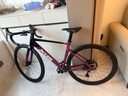 喜德盛公路自行车2025款AD350碳纤前叉功率计齿盘超轻铝气动车架健身车 车厘紫【整车发货】 510mm 实拍图