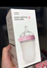 可么多么（como tomo）奶瓶婴儿奶瓶新生儿断奶仿母乳硅胶奶瓶3-6个月250ml粉 实拍图