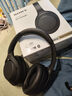 索尼（SONY） WH-1000XM4 头戴式无线耳机 蓝牙降噪耳机 网课游戏适用耳麦礼物送男女友学生 黑色 实拍图