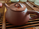 尔烟红皮龙平盖石瓢紫砂壶黄龙山原矿红皮龙纯半手宽口小容量茶壶 红皮龙 160ml 实拍图