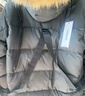 太平鸟男装羽绒服中长款冬季工装户外毛领派克服外套 黑色 XL  实拍图