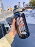 富光高硼硅玻璃杯 大容量泡茶杯双层塑玻带茶隔水杯 男士杯子1000ml 实拍图