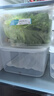 禧天龙冰箱保鲜盒食品级冰箱收纳盒塑料密封盒蔬菜水果冷冻盒 7.3L 3个 实拍图