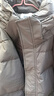 鸭鸭（YAYA）反季羽绒服男女同款冬季长款过膝加长加厚情侣款极寒外套新国标D 石墨灰色-YE2B625241Z 2XL /175 实拍图