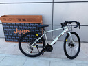 Jeep吉普公路自行车碟刹变速自行车男女学生公路车竞技代步车-RS730 RS730-公路把-星光银-铝合金 M码（适合身高165-185CM） 21速-初学者骑行(入门款) 实拍图
