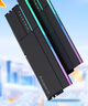 阿斯加特（Asgard）96GB(48GBx2) DDR5 6400 台式机内存条 女武神·瓦尔基里II代 RGB灯条 海力士M-die CL32 极地黑 实拍图