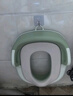 可优比（KUB）儿童马桶垫 宝宝坐便圈 男女孩马桶圈 婴儿马桶垫 PP垫+二阶防滑脚蹬 -橄榄绿 实拍图
