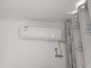 海尔（Haier）空调1.5匹挂机变频速冷暖新一级节能净省电plus家用卧室空调静音壁挂式自清洁国家补贴20% 大1.5匹 一级能效 节能省电+自清洁 实拍图