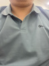 361°运动翻领t恤2025年春夏季新款休闲透气短袖情侣POLO衫开学季 【男款】岛灰蓝 4XL 实拍图