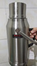SIMELO全钢保温壶玻璃内胆热水瓶暖壶学生宿舍保温瓶开水瓶 3.2L本色 实拍图