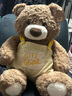 名创优品（MINISO）吉福特熊背带裤坐姿公仔毛绒玩具玩偶抱枕小熊娃娃生日礼物女大号 实拍图