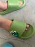 猪爸爸儿童拖鞋男童夏季2025新款家居浴室内防滑女童自营宝宝凉拖鞋绿42 实拍图