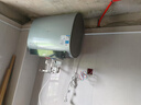 美的（Midea）活水电热水器60L超薄扁桶双胆3300W节能速热水电分离免换镁棒国家补贴门店同款F60-33UD5ProS(HE) 实拍图