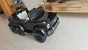 好孩智儿童电动车可坐大人可驾驶遥控汽车玩具车亲子越野车小孩宝宝童车 烤漆黑+24V/六驱/皮座+双油门 实拍图