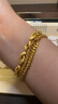 周生生永系列  黄金手链足金丝带花手链 13115B  计价 17厘米 - 9.93克(含工费280元) 实拍图