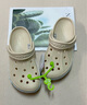 卡骆驰crocs洞洞鞋贝雅卡骆班轻便耐磨一脚蹬休闲鞋|205089 冬日白/彩色-1LI 37 /38(230mm) 实拍图