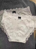 COSMICKISS内裤女纯棉夏季薄款女士蕾丝内裤女生性感纯欲舒适少女裤头中腰 波点蝴蝶结蕾丝纯棉内裤 3条 M 建议80-100斤 实拍图