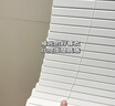 贵品免打孔百叶窗帘办公室卧室浴室厨房卫生间铝合金电动遮阳遮光帘 21丝简约哑光珍珠白GPLJD163 实拍图