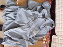 男士睡衣三件套夏季薄款云朵棉2025年新款短袖长裤夏天套装短裤 C301浅灰 3XL （建议160-180斤） 实拍图