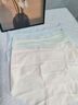 草本初色妇炎洁纯棉内裤女款秋冬季7A抗菌吸汗女生三角裤短裤 薄荷绿+缎光肤+海盐蓝 XL 【121-140斤】 【妇炎洁联名款】 实拍图