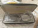 精工(SEIKO)眼镜框男女款全框钛材休闲潮流眼镜架H03097 173 49mm灰色/哑黑色 实拍图