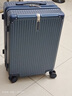 七匹狼行李箱男女新款拉链式扩容拉杆箱20英寸登机箱学生密码旅行箱皮箱 路虎蓝 20英寸 实拍图