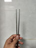 番易筷子/不锈钢A1p551-螺旋纹防滑防霉一人一筷金属套装上班族 1双 方圆防滑24cm 实拍图