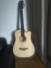 维卡斯（WEIKASI）民谣吉他初学者木吉他单板新手入门练习琴guitar吉它学生男女乐器 41英寸原木色+礼包【进阶推荐】 实拍图