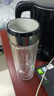 希诺双层玻璃杯男家用商务办公泡茶杯子过滤车载水杯XN-9311 360mL 实拍图