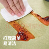 四万公里棉麻桌布免洗防水防油纯色餐厅长方形流苏台布茶几餐桌布90*140cm 实拍图