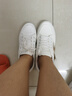 回力 Warrior 休闲鞋女鞋室外加厚简约百搭小白鞋 学生情侣板鞋跑步运动鞋 WXY-L319N 白银 40 实拍图