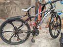 金武端自行车成人山地车公路赛车单车骑行变速超轻越野中学生初中青少年 旗舰版-六刀轮-黑白色 26寸24速 实拍图