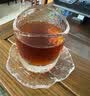 泰摩日式锤目纹耐热玻璃杯茶杯 单品咖啡杯 咖啡品杯2个装 实拍图