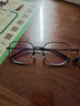 依视路（ESSILOR）男女款商务超轻镜框可配依视路镜片光学近视定制防蓝光平光眼镜 钛+金属-全框-4023BK-黑色 镜框+依视路A4防蓝光1.56现片 实拍图