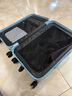 纯奢（CHEYSIR）五轮超大容量行李箱万向轮PC拉杆箱男女学生旅行箱密码箱包皮箱子 旗舰款-冰川蓝·杯架+USB双充电口 24英寸 -抗菌内里【创新5轮-短途旅游/出行】 实拍图
