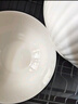 京东京造 汤碗 米饭面陶瓷景德镇餐具套装家用蒸蛋碗 奶油华夫 4.5英寸*6 实拍图