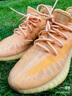 阿迪达斯yeezy350全透火山橙椰子透气男女休闲鞋GW2870 41 实拍图
