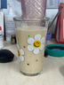 Glasslock&wigglewiggle联名款高颜值大容量玻璃水杯家用咖啡杯女夏季500ml 实拍图