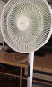 美的（Midea）【幸运草安睡风扇1S】家用轻音立式声控电风扇柔风遥控落地扇台式桌面小型大风量一级能效抗菌电扇 实拍图
