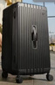 爱华仕行无界行李箱男拉杆箱女大容量旅行箱24英寸三七开托运密码箱黑色 实拍图