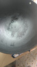 典匠 铁锅炒锅无涂层铸铁锅具 加大双耳圆底炒锅燃气灶炒菜锅少油烟 加大加深炒锅（36-808） 36cm 实拍图
