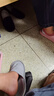 蓝羽静夏季男无鞋带开车鞋一脚蹬懒人鞋男休闲鞋透气老北京布鞋男豆豆鞋 8819黑 41 实拍图