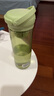 乐扣乐扣冷泡茶杯 Tritan运动水杯塑料杯男女夏天健身杯子便携随手杯简约 绿色 610ml 实拍图