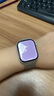 Apple/苹果 Watch Series 10 智能手表GPS款42毫米银色铝金属表壳丹宁色运动型表带S/M MX1J3CH/B 实拍图