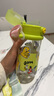 babycare儿童水杯夏季吸管杯学饮杯免拧户外运动直饮幼儿园上学水壶-青色 实拍图