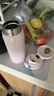 膳魔师（THERMOS）保温杯316钢350ml男女士儿童保冷水杯子毕业礼物JNL-350S珊瑚粉 实拍图