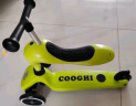 酷骑（COOGHI）小绿车儿童滑板车1-3-6岁酷奇滑滑车二合一可坐可滑周岁礼物 实拍图