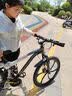 凤凰（Phoenix）上海凤凰软尾山地车自行车学生公路男变速双减震越野青少年赛车 钢架/六刀魅影灰【双减震/全轴承】 26寸24速【适合身高158-188cm 】 实拍图