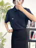 源于衣夏季工作服定制工衣POLO短袖衣服印字T恤文化衫广告衫logo刺绣男 藏青色 XL 实拍图